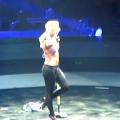 Britney Spears In Skin Tight Latex Pants Pink Bikini Circus Tour HD Video