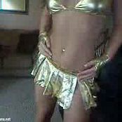 Blueyecass Shiny Gold Bikini Camshow Video