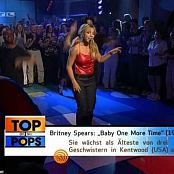 Britney Spears Baby One More Time Live TOTP 독일 1999 비디오