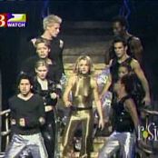 Britney Spears Oops I Did It Again Live Shiny Golden Catsuit Video
