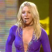 Britney Spears Rare Live Performance In Blue Skin Tight Catsuit Video