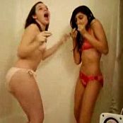 2 Cute Teen Hotties Dancing In Shower To Milkshake Video