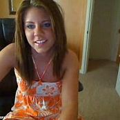 Blueyedcass Orange Summer Dress Camshow Video