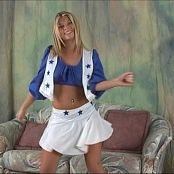 Halee Model Dallas Cheerlader Outfit Video