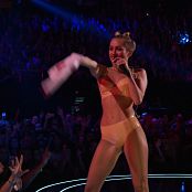 Miley Cyrus Slutty Latex Outfit VMA 2013 HD Video