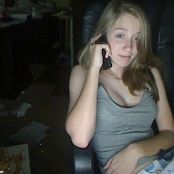 Cute Girl Having Phone Sex With Her BF Video