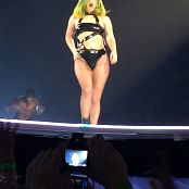 Lady Gaga Green Hair Sexy Shiny Black Latex Video