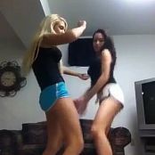 2 Awkward Amateur Sluts Dancing To Britney Spears Video