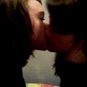 2 Cute Young Girls Make Out Session Video