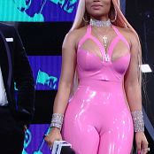 Nicki Minaj Pink Latex Catsuit Camel Toe Extravaganca VMA HD Video