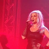 Britney Spears Freakshow Black Rubber Catsuit & Pink Hair HD Video