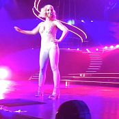 Britney Spears Freakshow Pink Hair & Golden Dress HD Video