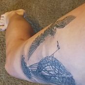 Nikki Sims OnlyFans Showing New Leg Tatoo Video
