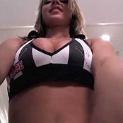 Nikki Sims Sexy Football Outfit On Top POV Tease Camshow Cut Video