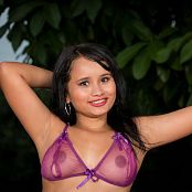 Thaliana Bermudez Sheer Purple Bikini TCG Picture Set 003