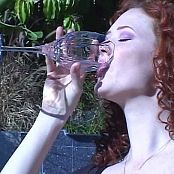 Audrey Hollander Piss Drinking Out of Wine Glass Video