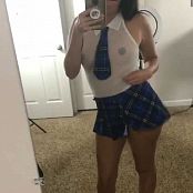 Kalee Carroll OnlyFans Sexy Schoolgirl Outfit HD Video