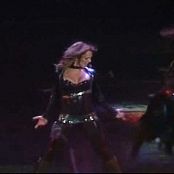 Britney Spears Showdown Live Toronto Black Latex Catsuit Video