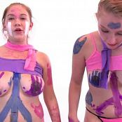 FloridaTeenModels Heather & Rachel Custom Naked Paint DVDR Video