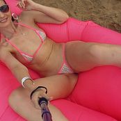 Jeny Smith Raw Footage On The Beach HD Video