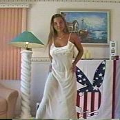 Christina Model White Sheer Dress Dance Tease Video