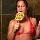 Katies World Lolipop Shower Private Camshow Video