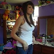 Cute Amateur Teen Strips For The Camera Video