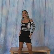 Christina Model Black & White Stripes Video