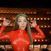 Britney Spears Oops I Did It Again Red Latex Catsuit Uncut Angle 1 AI Enhanced HD Video
