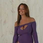 Christina Model Purple Dress & Silver Heels Video