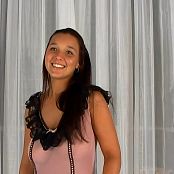 Christina Model Pink & Black Lingerie Dress AI Enhanced HD Video