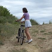 PilGrimGirl Wild Kitty Bicycle Trip HD Video 002