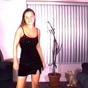 Christina Model Black Dress AI Enhanced Video