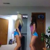 2 Young Teens Dance on Webcam Video