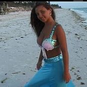 Christina Model Mermaid Outfit On The Beach Video
