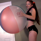 Shiny Megan Black PVC Ballon Hump AI Enhanced HD Video