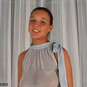Christina Model Sheer Baby Blue AI Enhanced HD Video