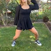 Black Dress Tiktok Teen Goofy Dance Video