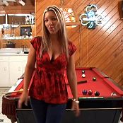 Christina Model Red Top & Jeans AI Enhanced HD Video