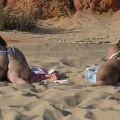 4 Minutes of Two Thonged Teens On  The Beach 4K UHD Video