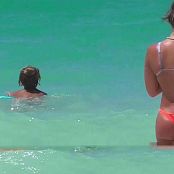 Candid Teen In Orange Thong At The Beach 4K UHD Video