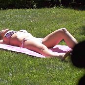 Nikki Sims Sunbathe AI Enhanced HD Video