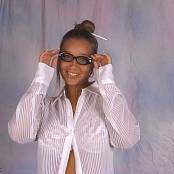 Christina Model Secretary Outfit AI Enhanced HD Video