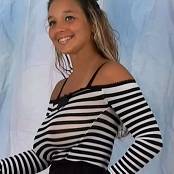 Christina Model Black & White Outfit AI Enhanced HD Video