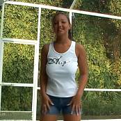 Christina Model Angel Top & Jean Shorts AI Enhanced HD Video