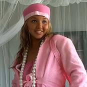 Christina Model Pink Purse Dog Outfit AI Enhanced HD Video