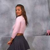 Christina Model Pink Top AI Enhanced HD Video