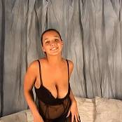 Christina Model Sheer Black Lingerie AI Enhanced HD Video