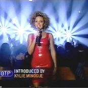 Download Kylie Minogue Shiny Red Latex Dress TOTP Video