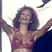 Download Melanie B Live Sexy Red Leather Bra Video